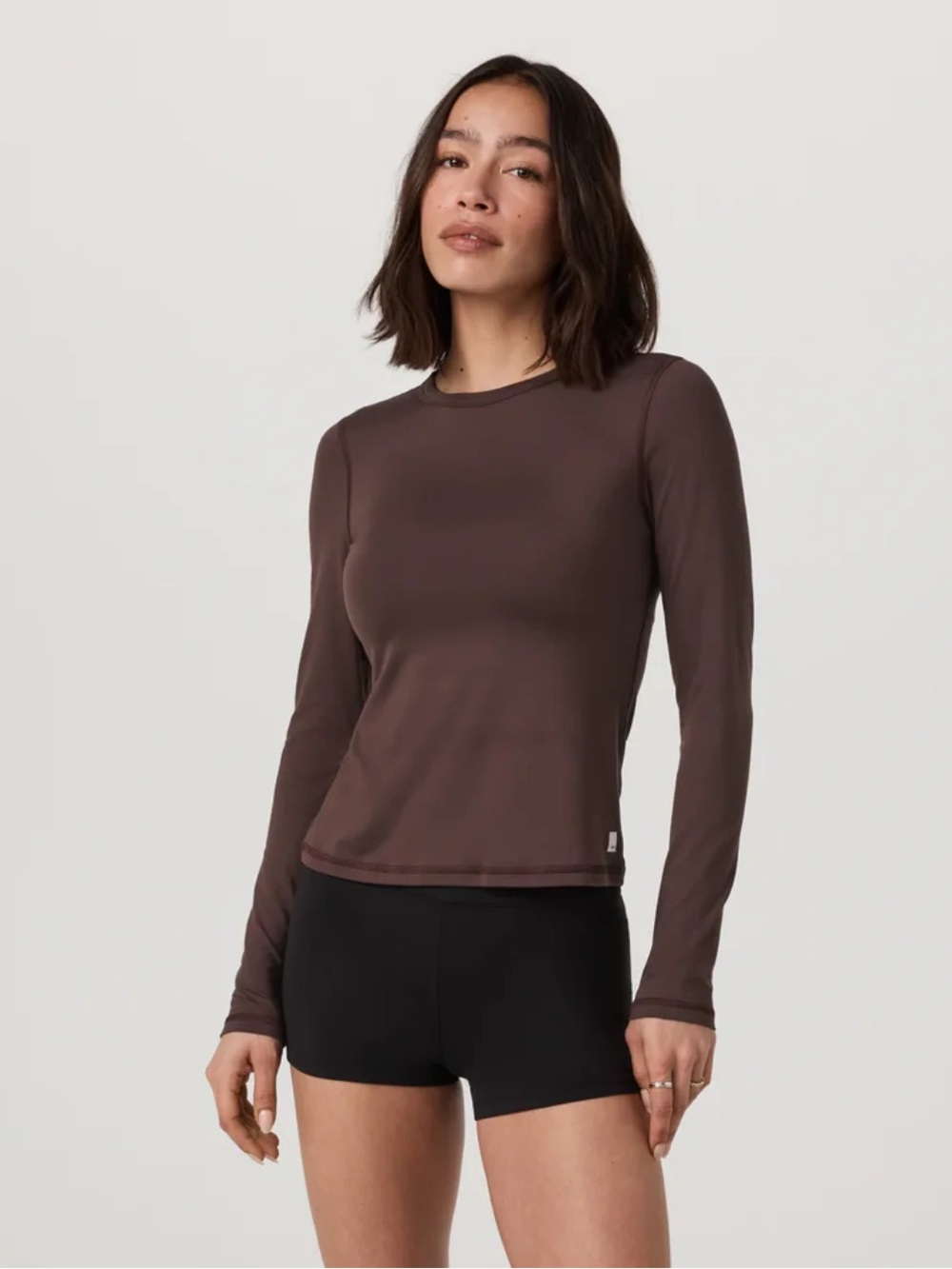 Vuori Women's Long Sleeve Lux Crew Java